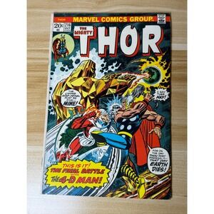 The Mighty Thor #216 Marvel Comic Book‎ October 1973 Final Battle